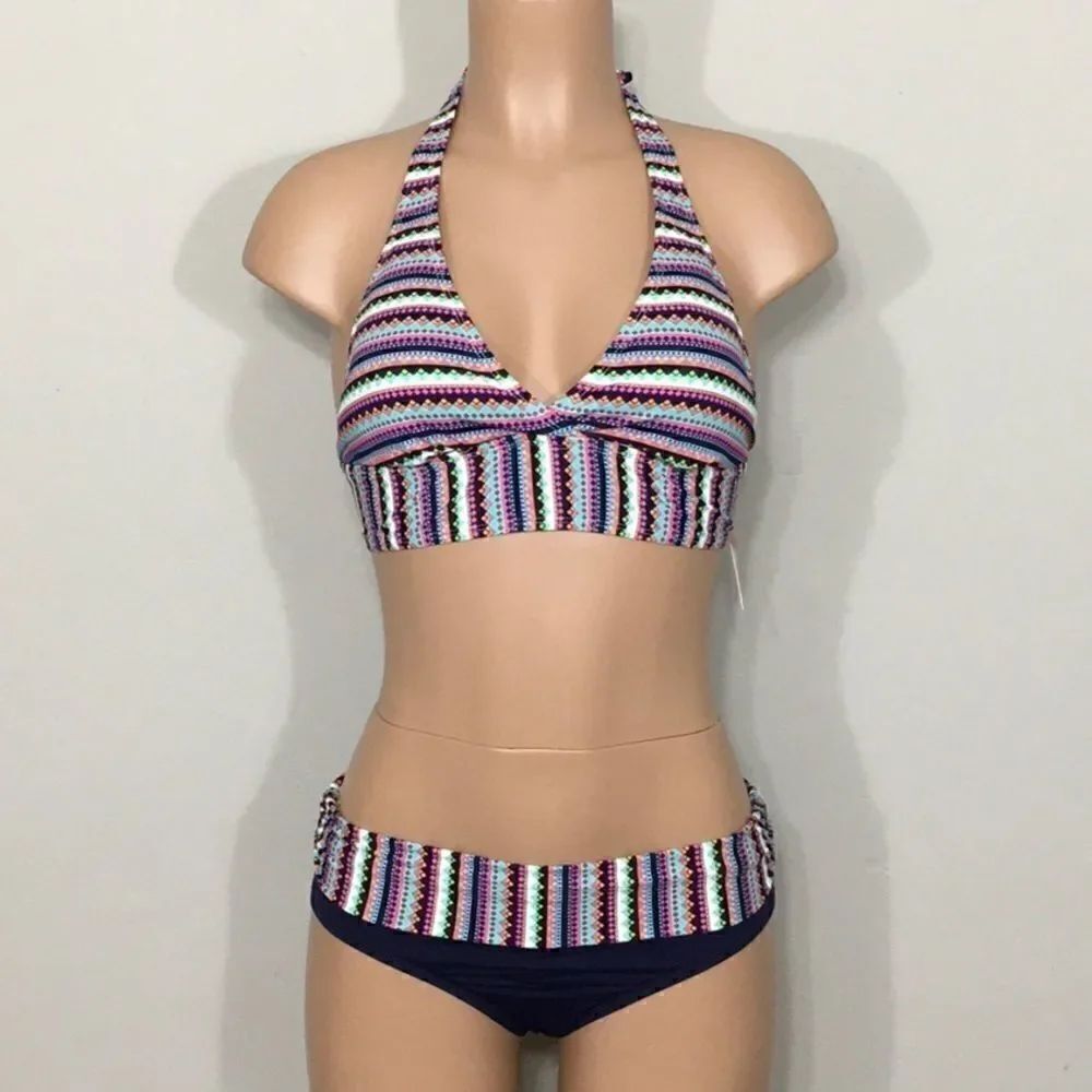 Anne Cole multicolored bikini. NWT - Picture 4 of 10